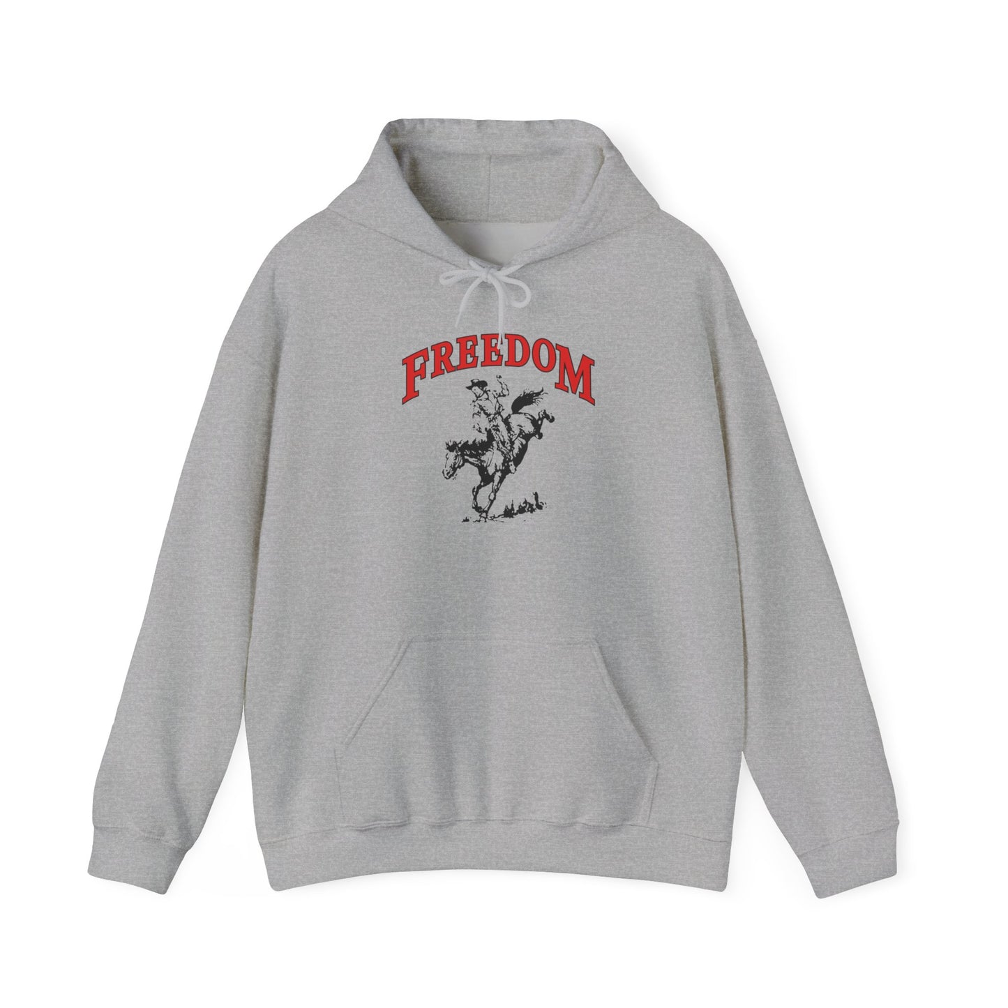 Freedom Horses Graphic Hoodie Unisex Heavy Blend™ Hooded Sweatshirt