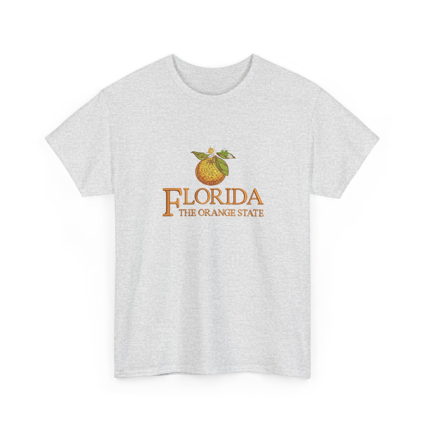 Florida The Orange State Graphic T Shirt NEW Unisex Heavy Cotton Tee