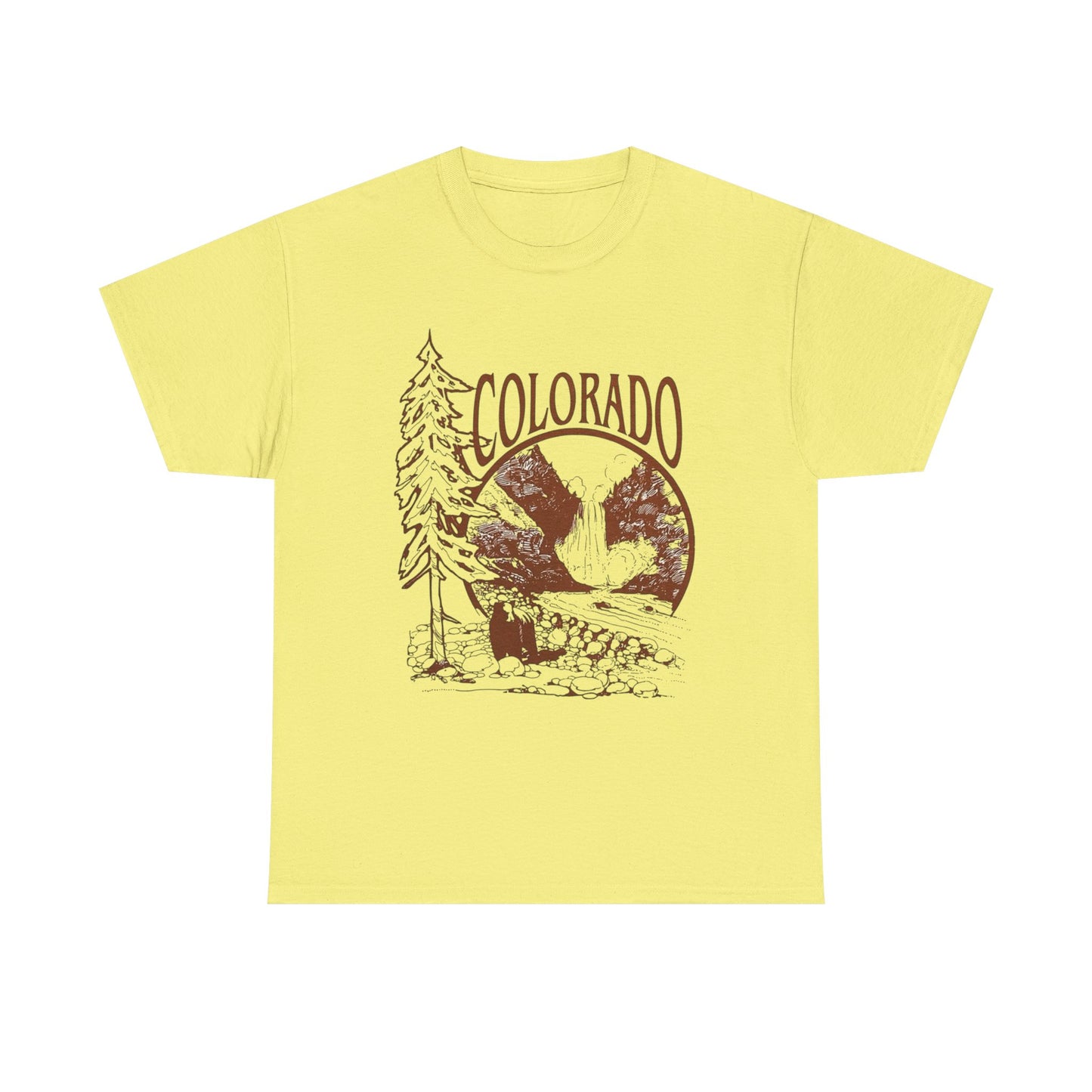Colorado Wilderness Graphic T Shirt Unisex Heavy Cotton Tee