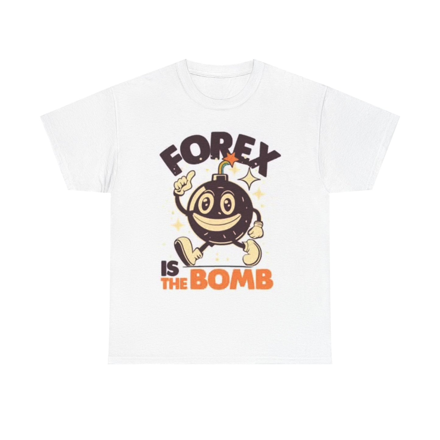 Forex Is The Bomb Tshirt Trading Bitcoin Graphic Unisex Heavy Cotton Tee