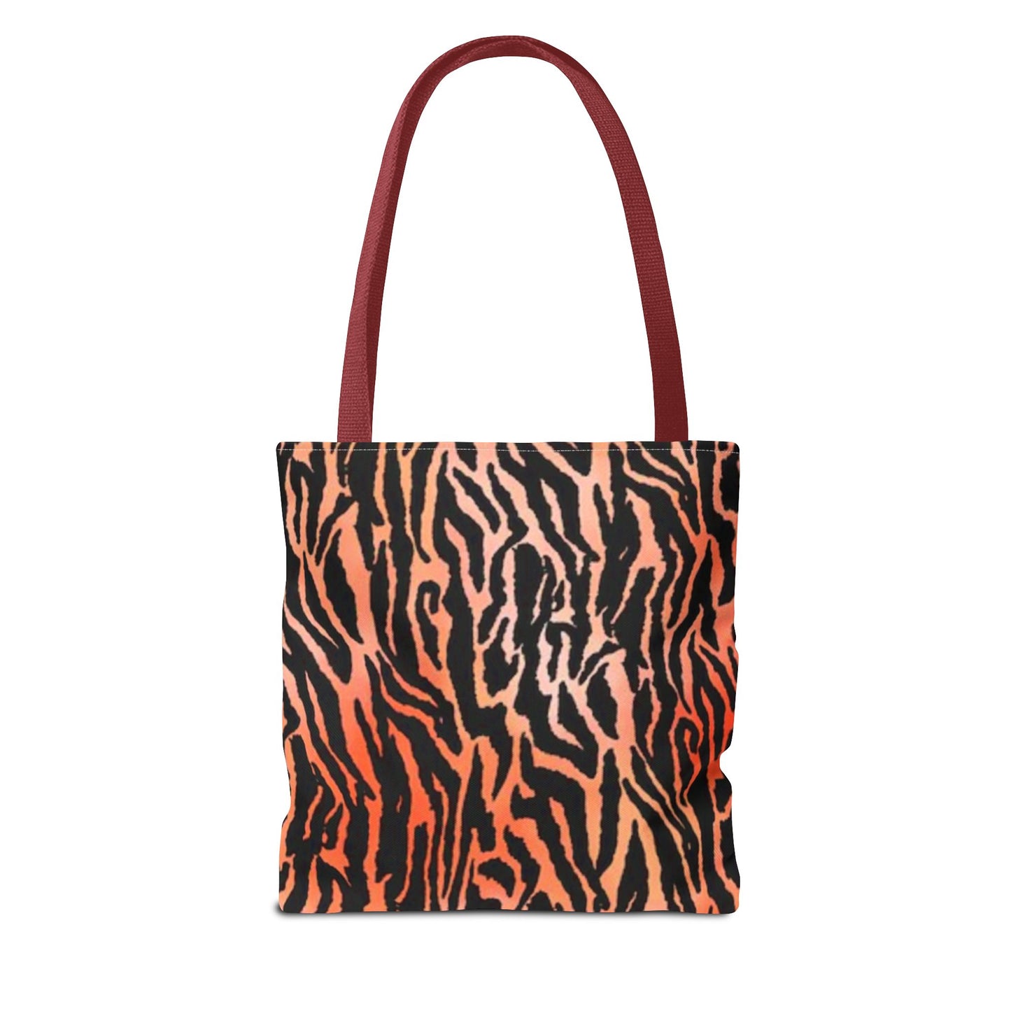 Orange Animal Print Tiger Multi Color Modern Hand Bag PurseTote Bag (AOP)