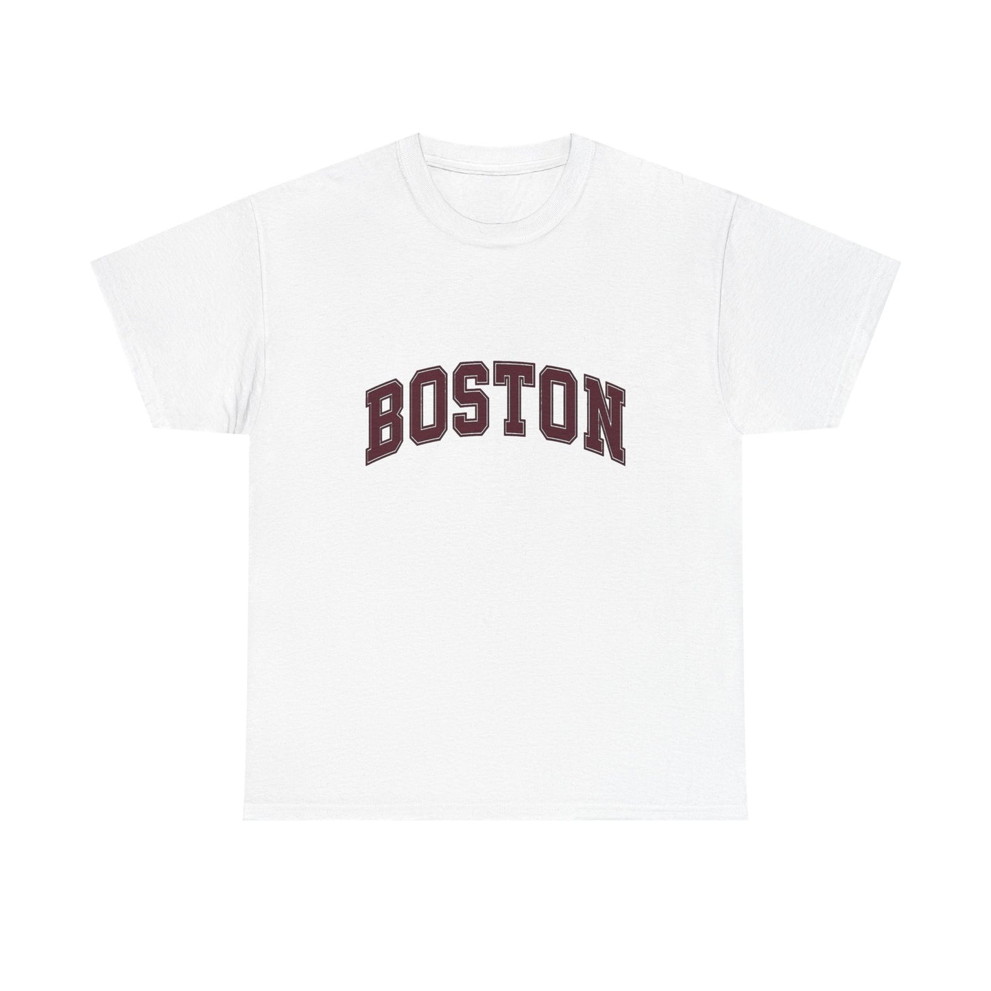 Boston Logo NEW ENGLAND Graphic T Shirt Unisex Heavy Cotton Tee