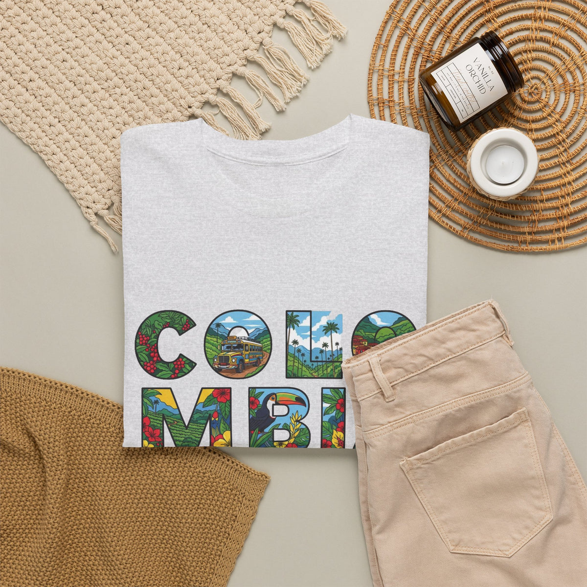Columbia Graphic T Shirt Men's Travel Heavy Cotton Tee