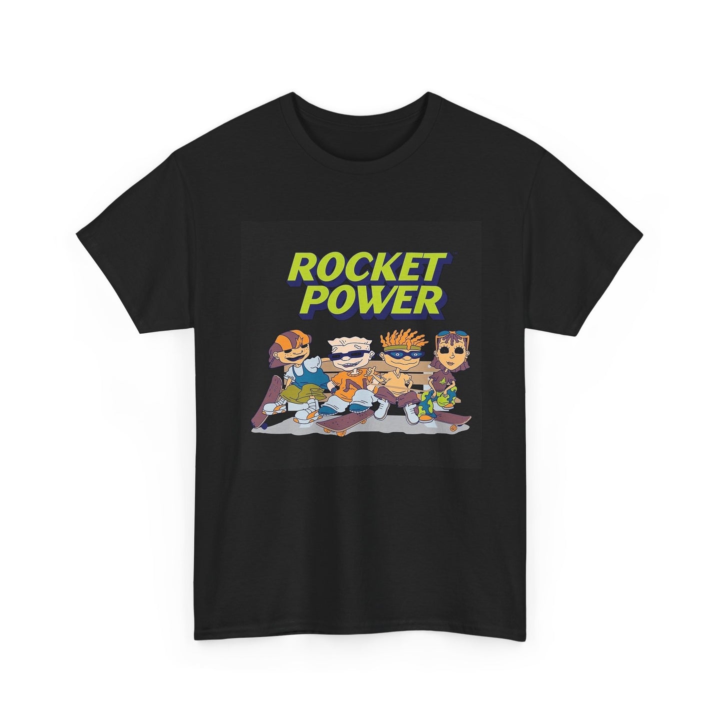 Rocket Power T shirt Retro 90's Cartoon Graphic Unisex Heavy Cotton Tee
