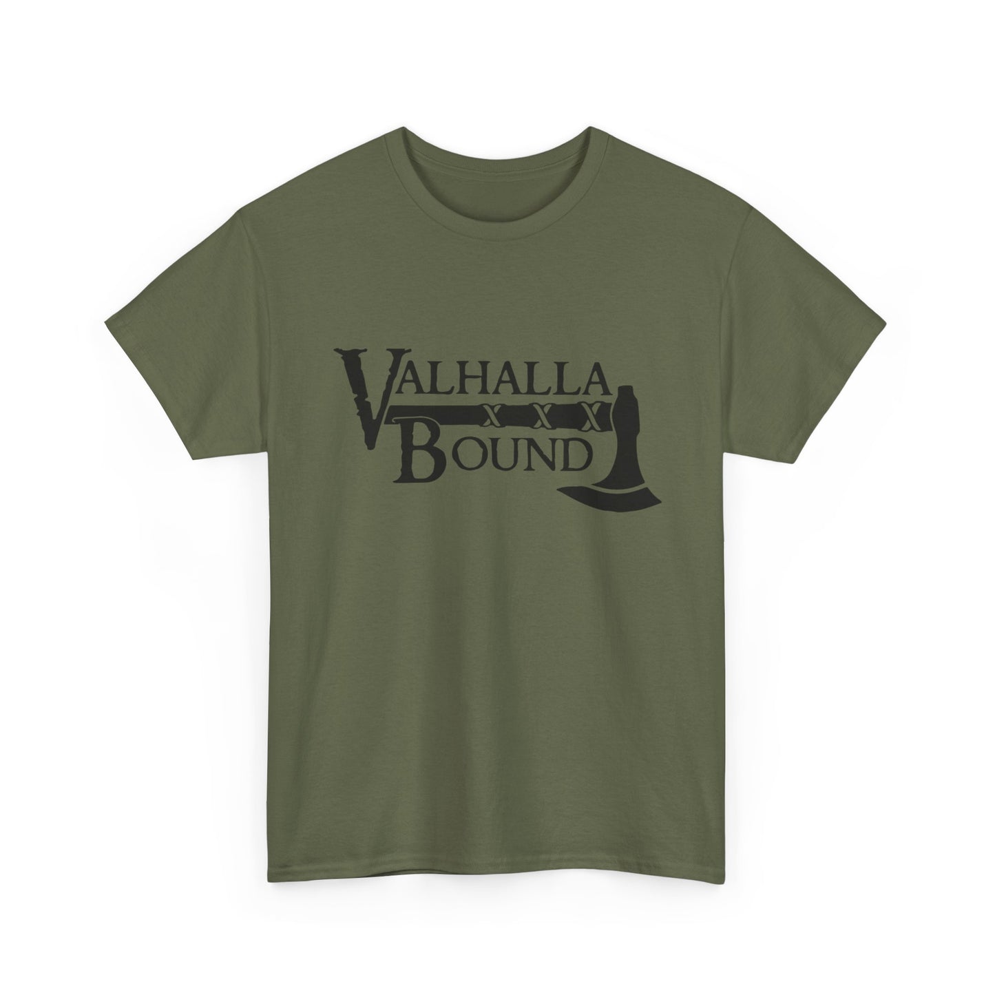 Valhalla Bound Graphic T Shirt NEW ADULT Unisex Heavy Cotton Tee