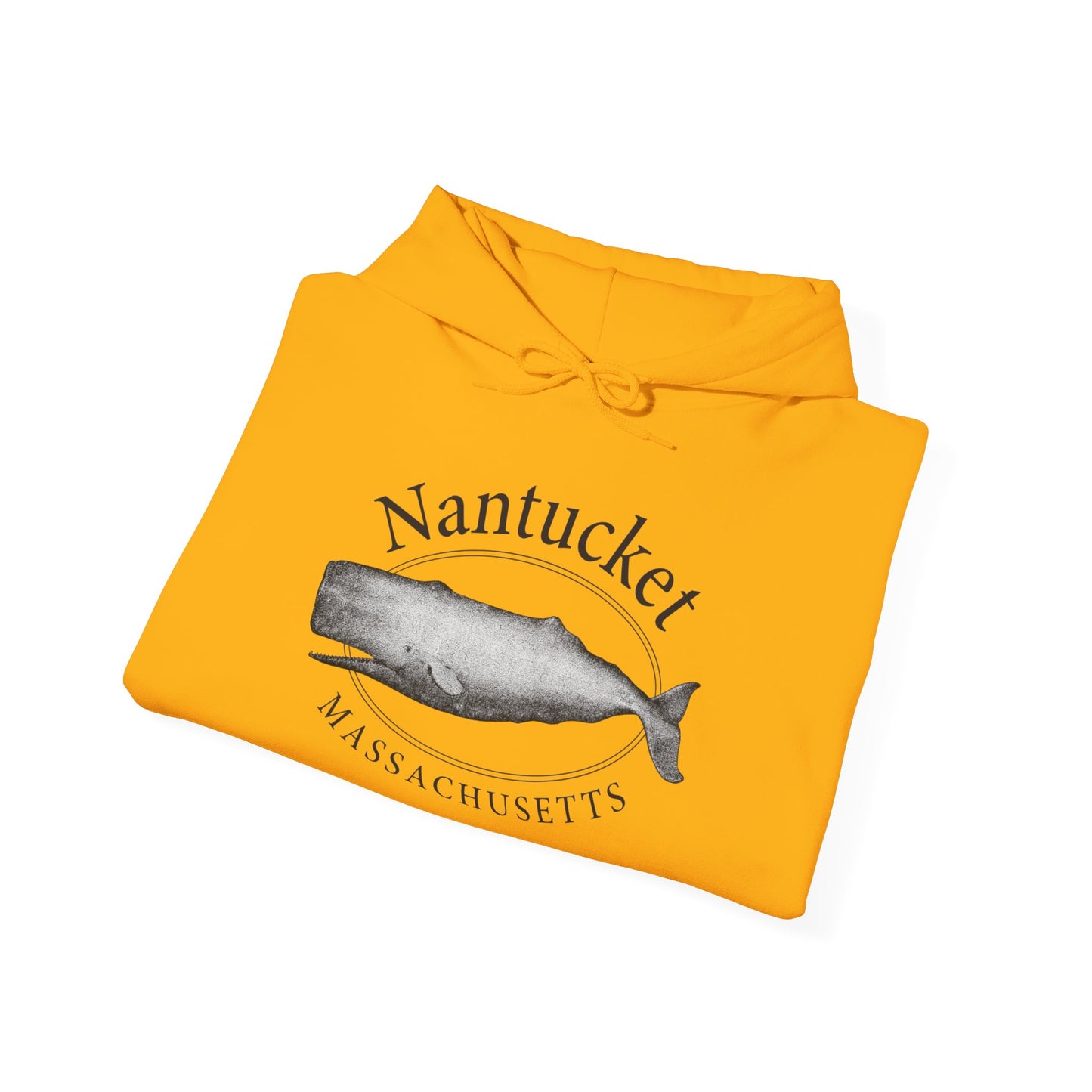 Nantucket Massachusetts Graphic Hoodie Unisex Heavy Blend™ Hooded Sweatshirt