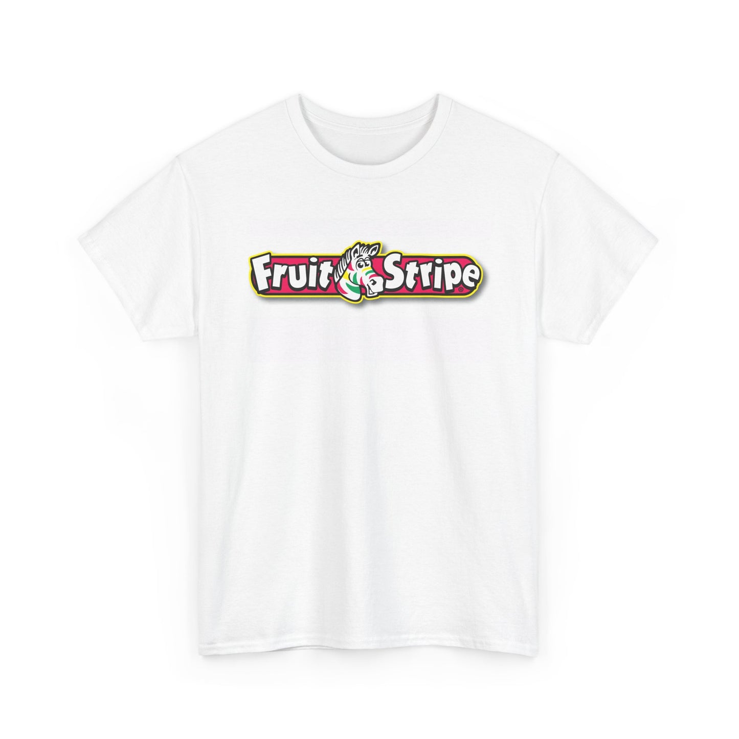 Fruit Stripe Zebra Gum Graphic T Shirt Vintage 90s Unisex Heavy Cotton Tee