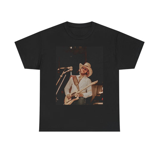 Hank Jr Graphic T Shirt Vintage Country Poster Unisex Heavy Cotton Tee