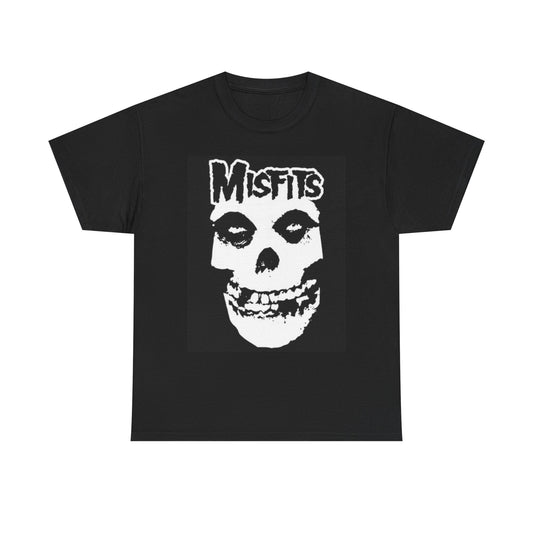 Misfits Graphic T Shirt Vintage Rock Band Poster Merch Unisex Heavy Cotton Tee