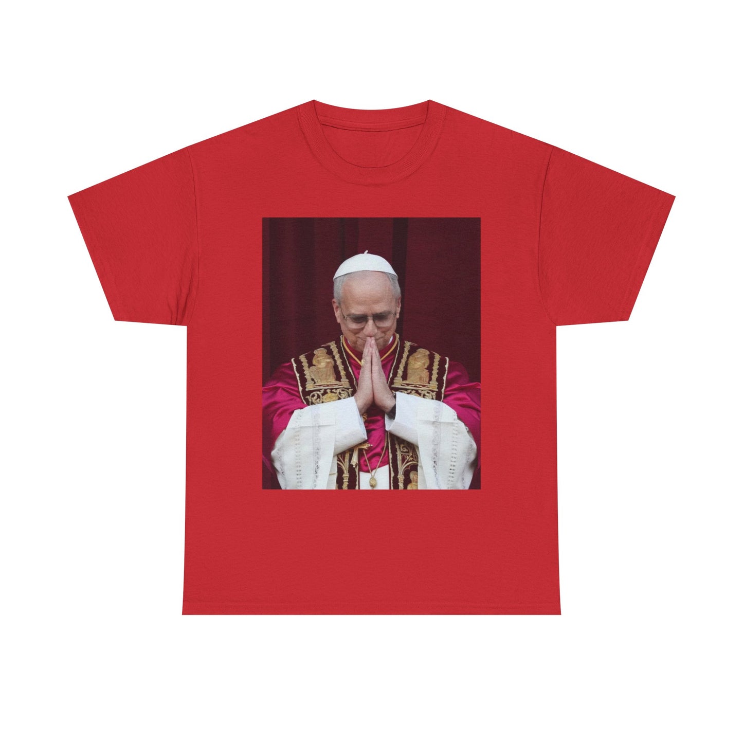 Pope Leo Graphic T Shirt New All Sizes Fast Ship Unisex Heavy Cotton Tee