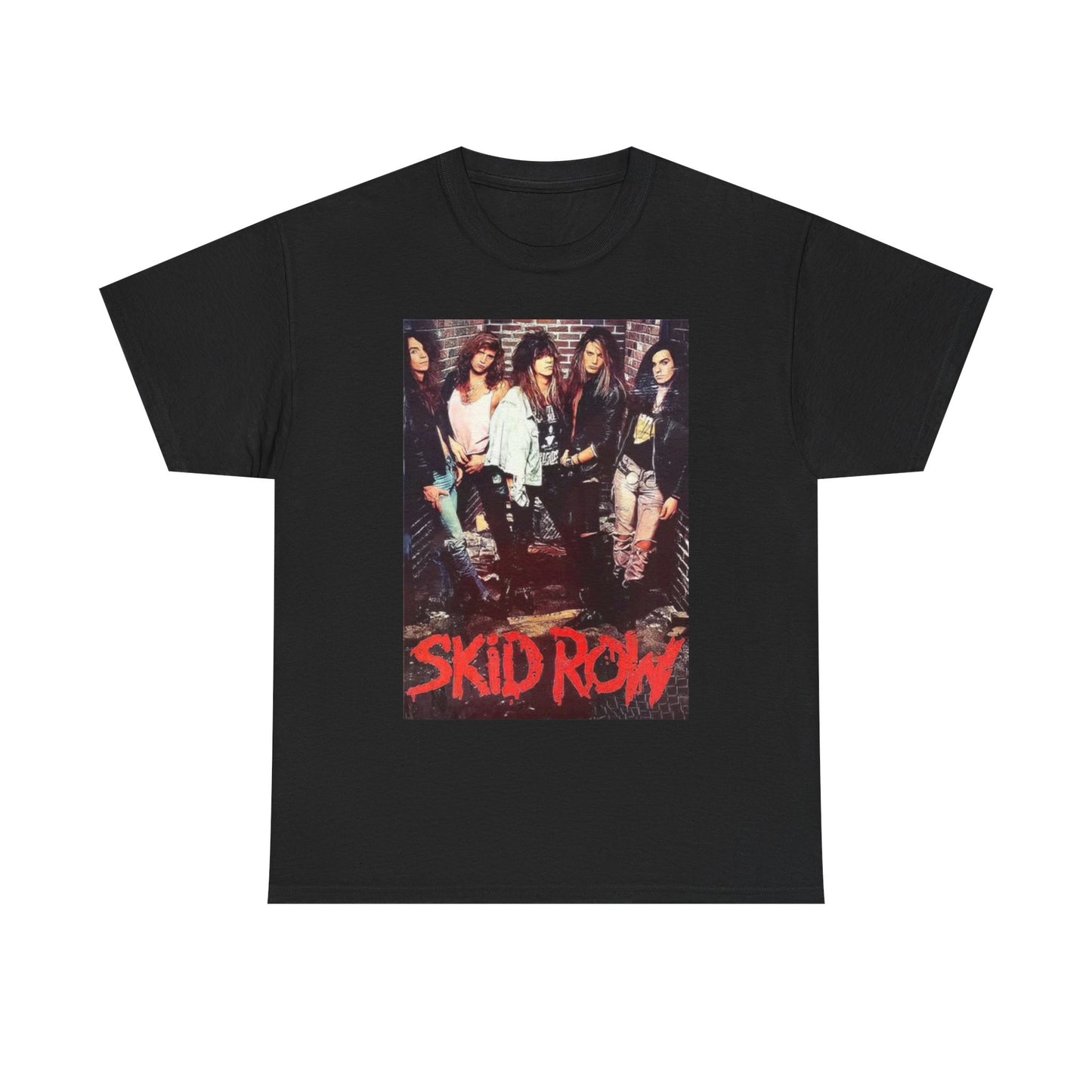 Skid row Graphic T Shirt Vintage Rock Band Merch Unisex Heavy Cotton Tee