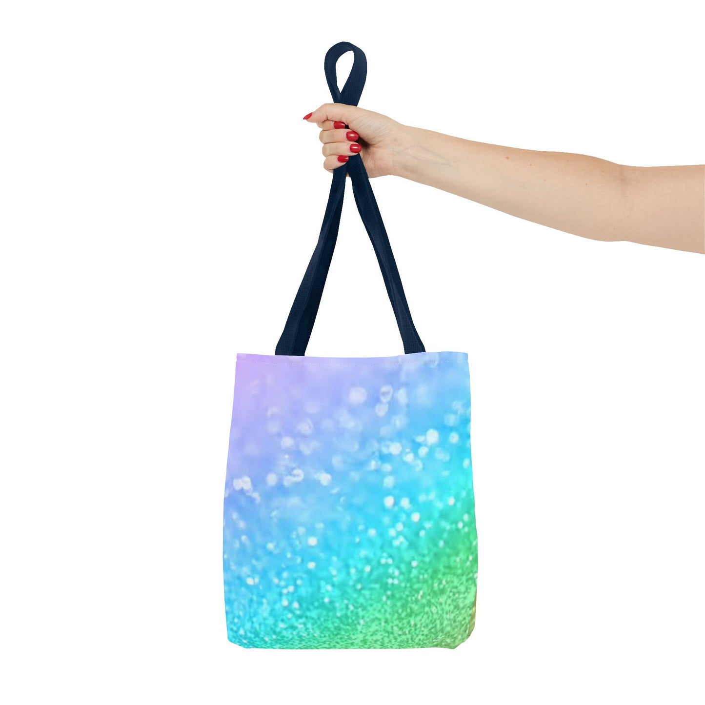 Rainbow Glitter Tote Bag (AOP) Brand New