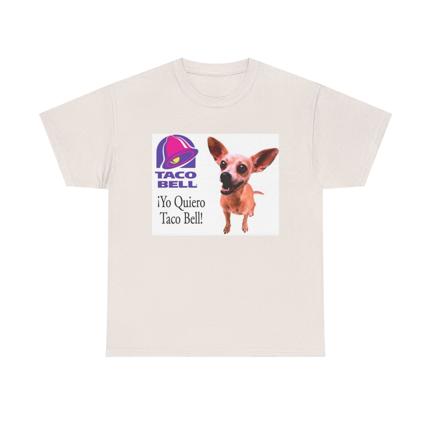 Taco Bell Shirt Funny Retro Logo Mexican Dog 90s Nostalgia Unisex Heavy Cotton