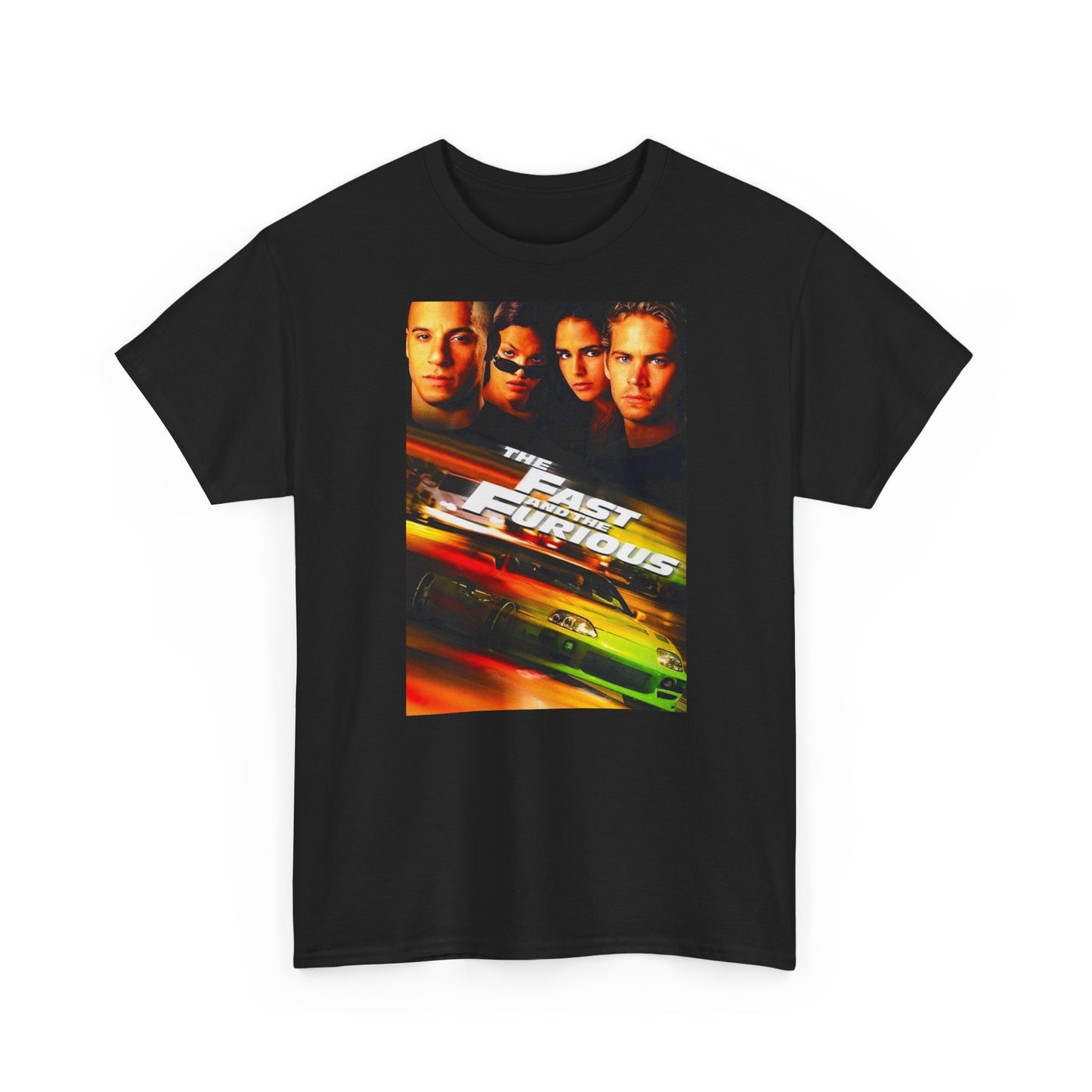Fast and the furious T-shirt Retro Movie car club Cali Unisex Heavy Cotton Tee