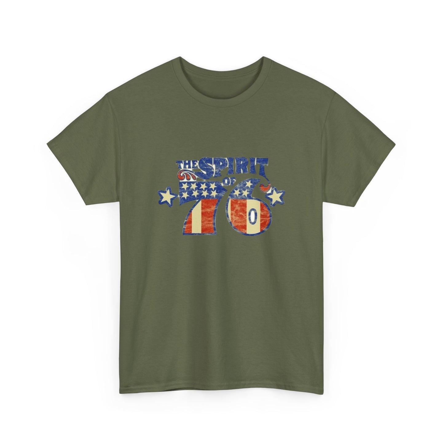 The Spirit Of 76 USA Graphic T Shirt Adult New Tee