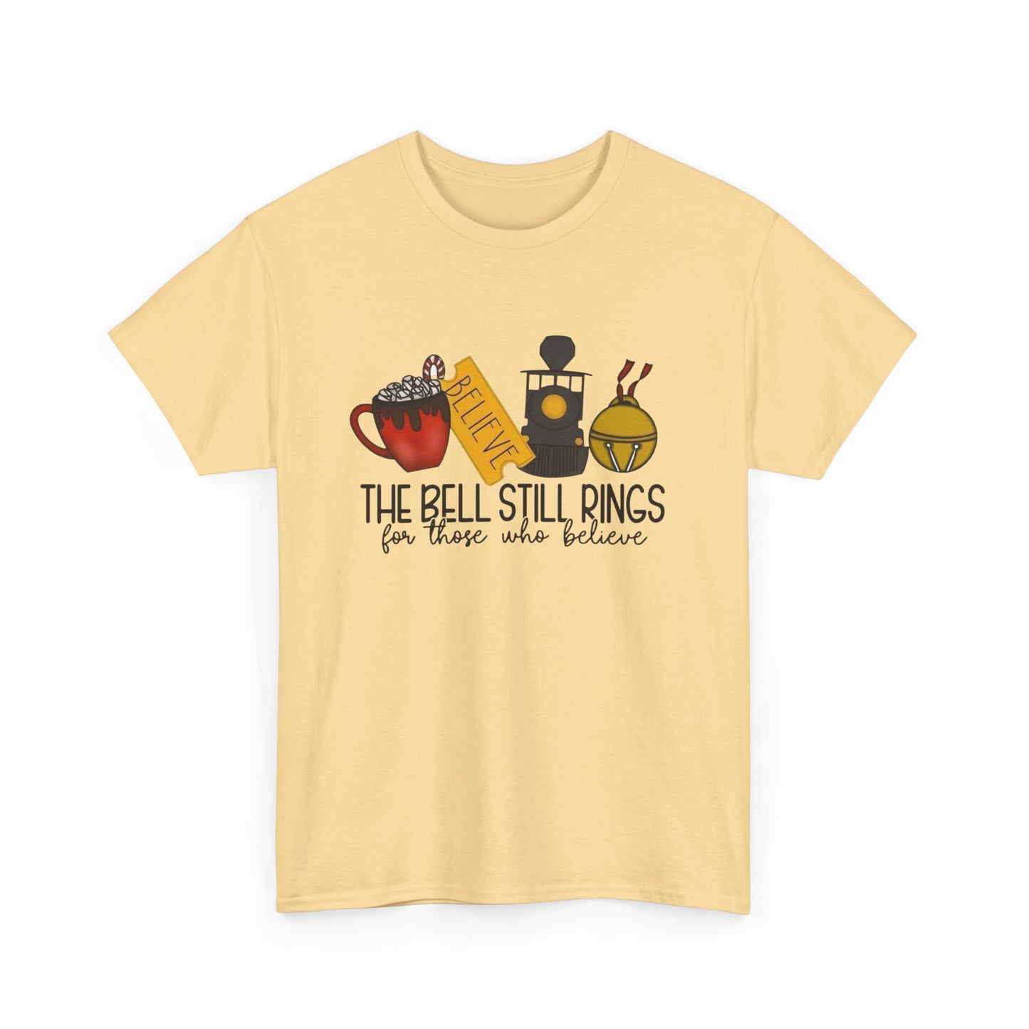The Christmas Bell Still Rings Holidays Graphic T Shirt NEW Unisex Heavy Cotton