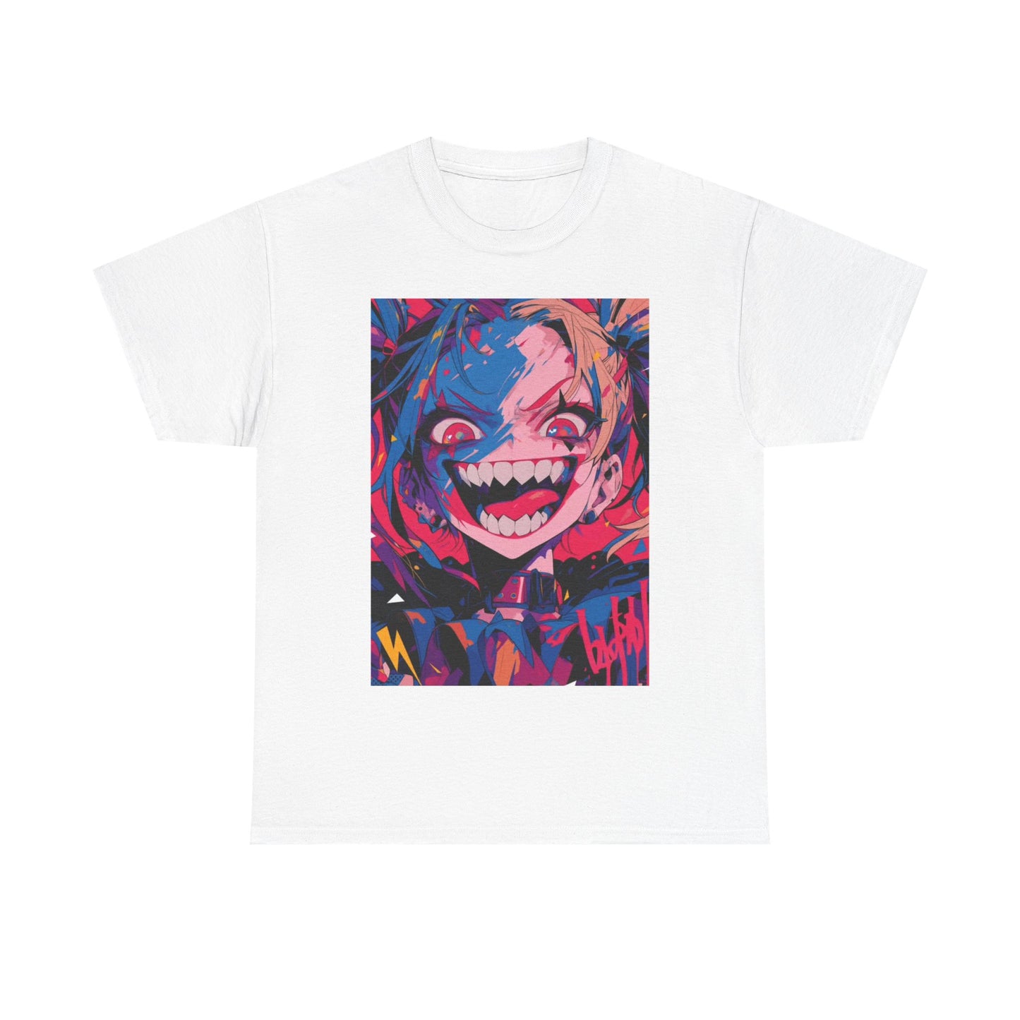 Waifu Anime T-shirt Girl Graphic Cartoon Retro Gaming Unisex Heavy Tee Gamer TT