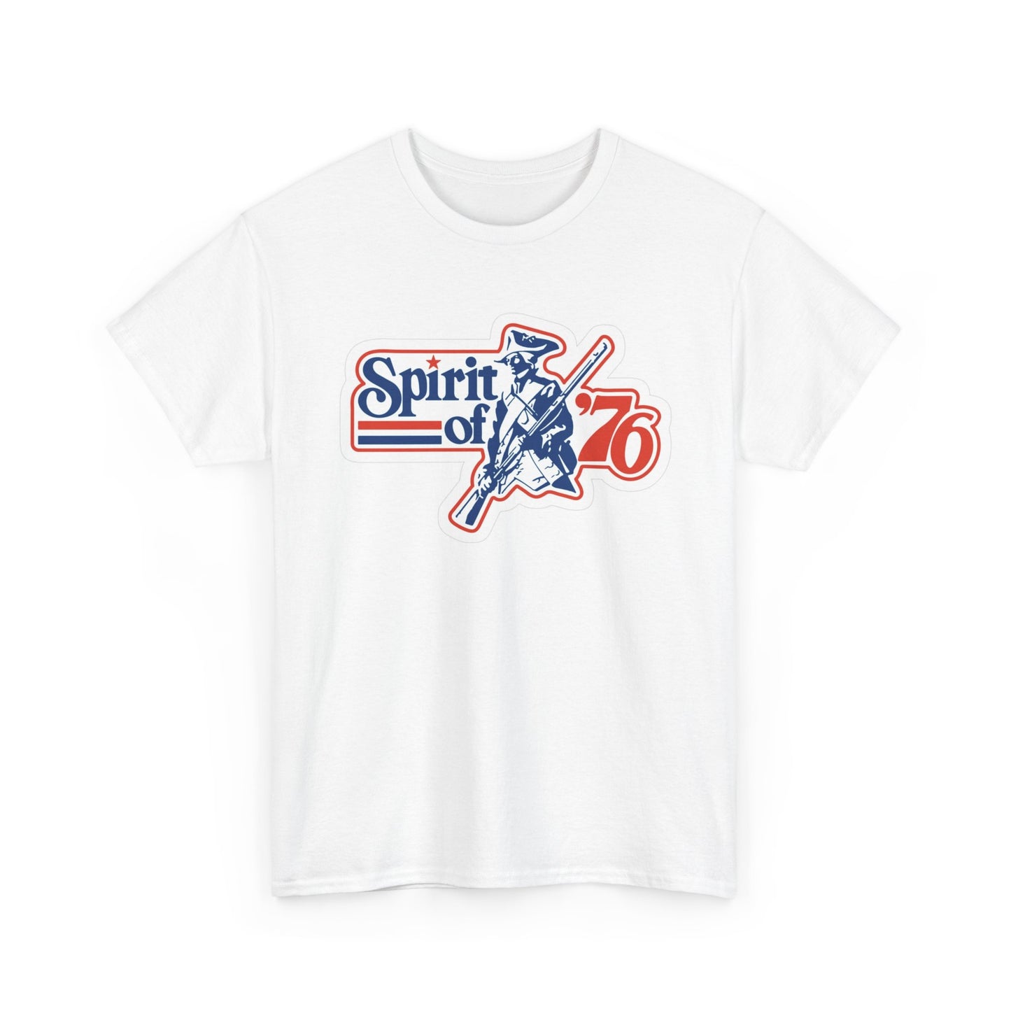 Spirit Of 76 USA Graphic T Shirt Men's Heavy Cotton Tee - Quality - Modern True to Size