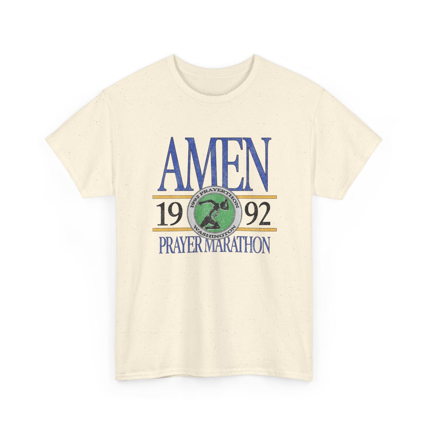 Prayer Marathon Graphic T Shirt Unisex Heavy Cotton Tee