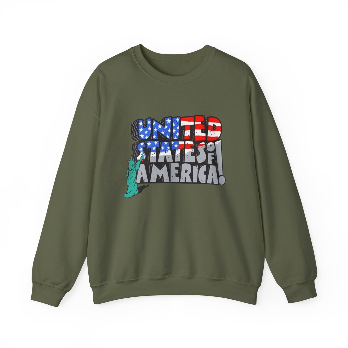 United States Of America Sweater NEW Unisex Heavy Blend™ Crewneck Sweatshirt