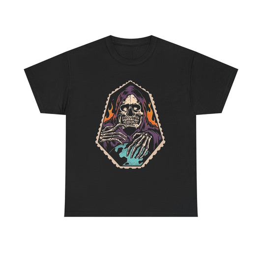 Grim Reaper World Hold Graphic T Shirt Unisex Gift New AMERICAN VINTAGE