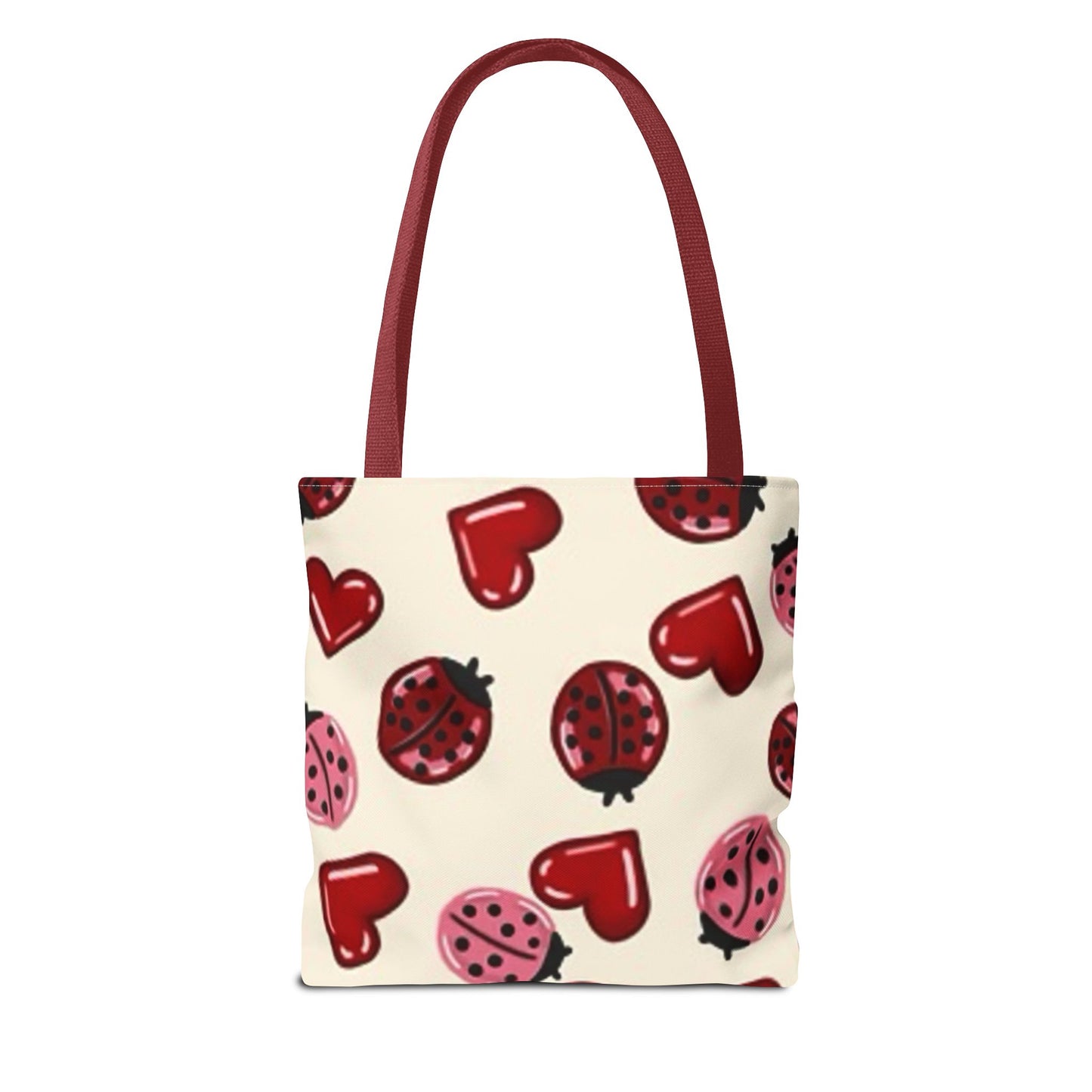 Ladybug Hearts All Over Print BRAND NEW Purse - Pocketbook - Travel Tote Bag