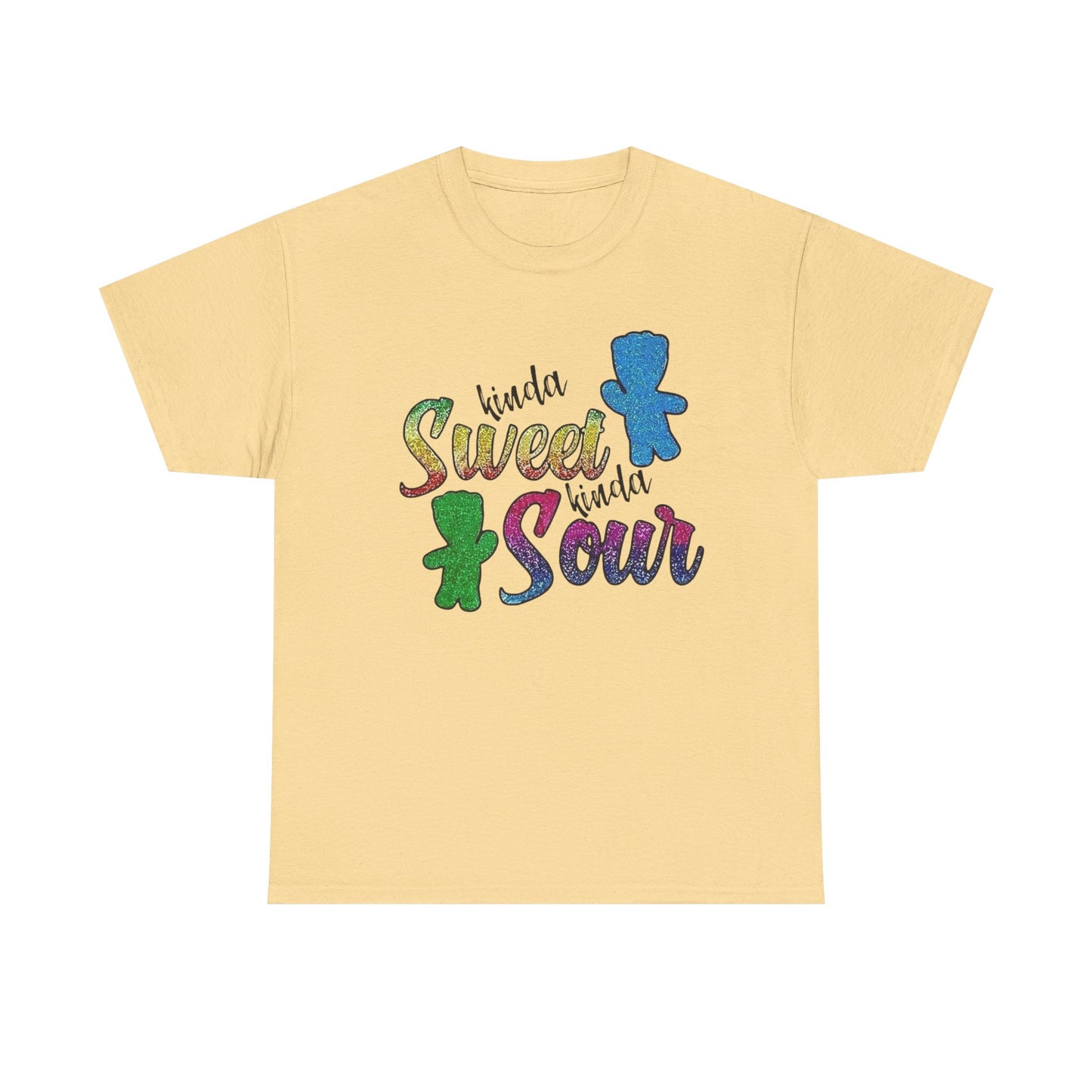 Kinda Sweet Kinda Sour Graphic T Shirt NEW Unisex Heavy Cotton Tee