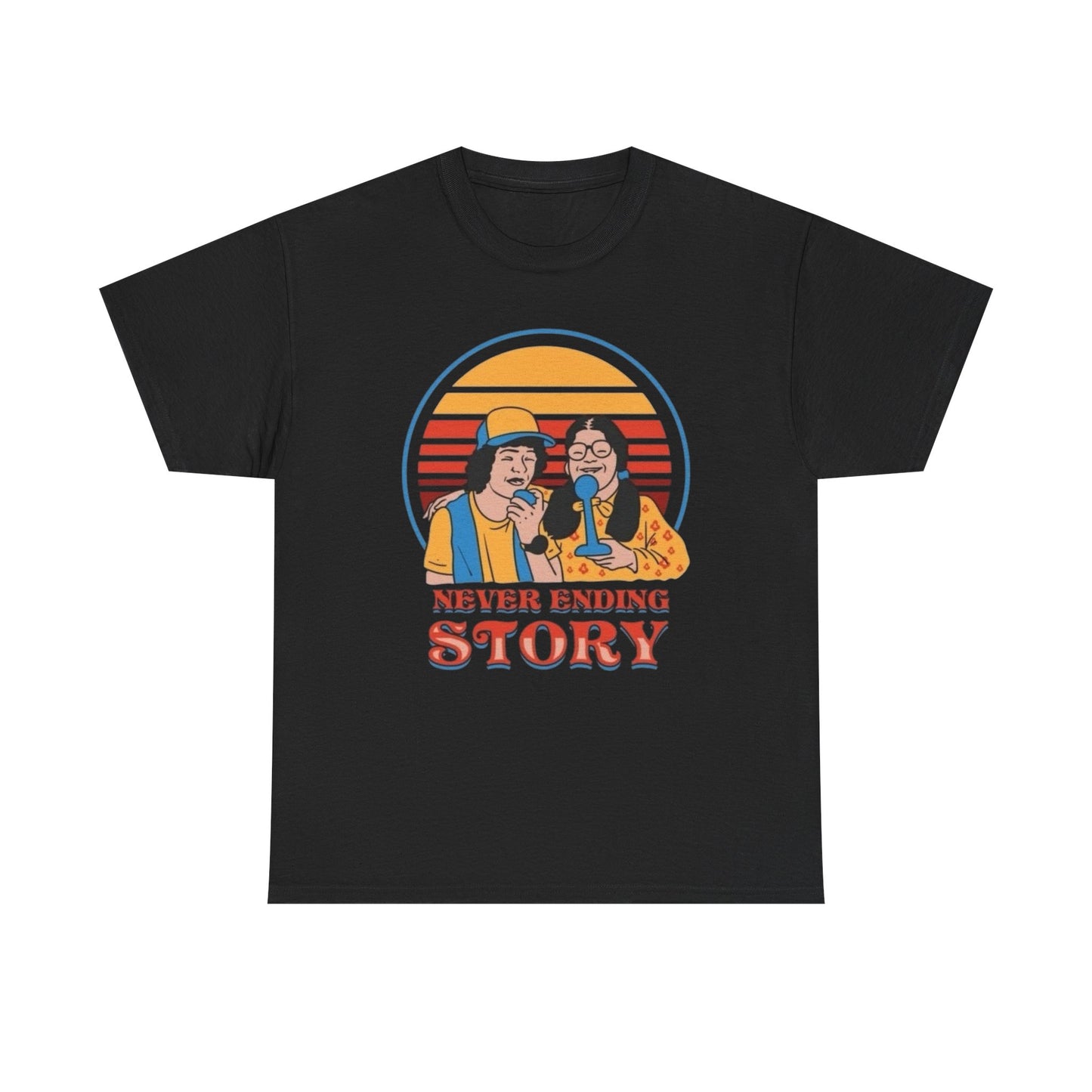 Never Ending Story Funny Graphic T Shirt NEW Unisex Heavy Cotton Tee
