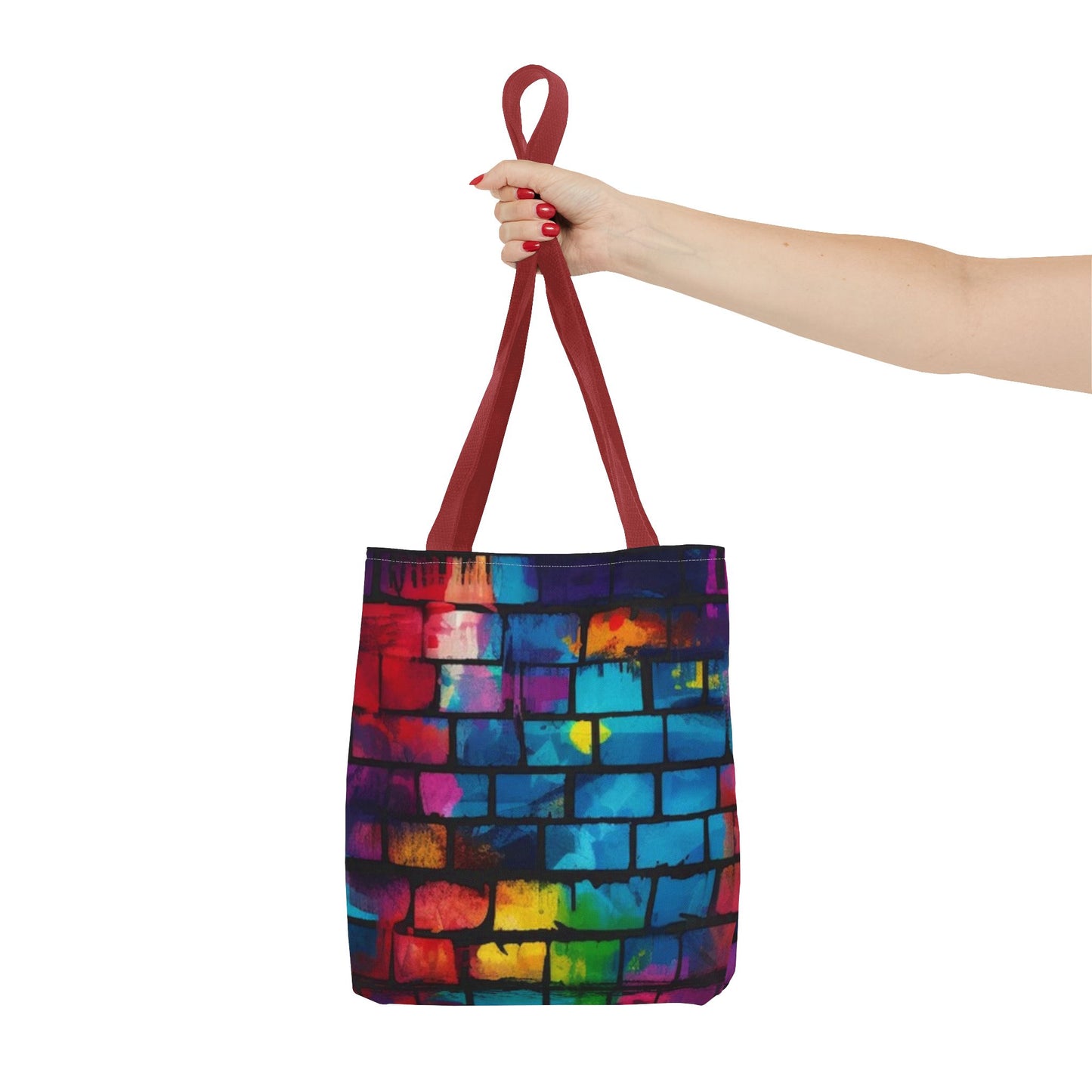 Rainbow Brick BRAND NEW Modern Purse - Pocketbook - Travel Tote Bag (AOP)