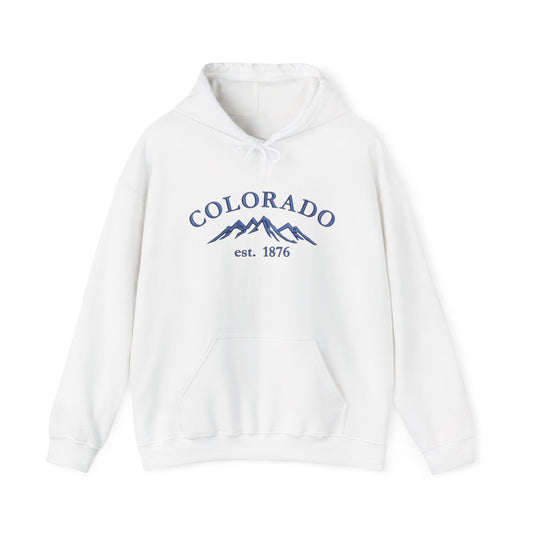 Colorado Rockies State Graphic Hoodie Heavy Blend Sweatshirt NEW