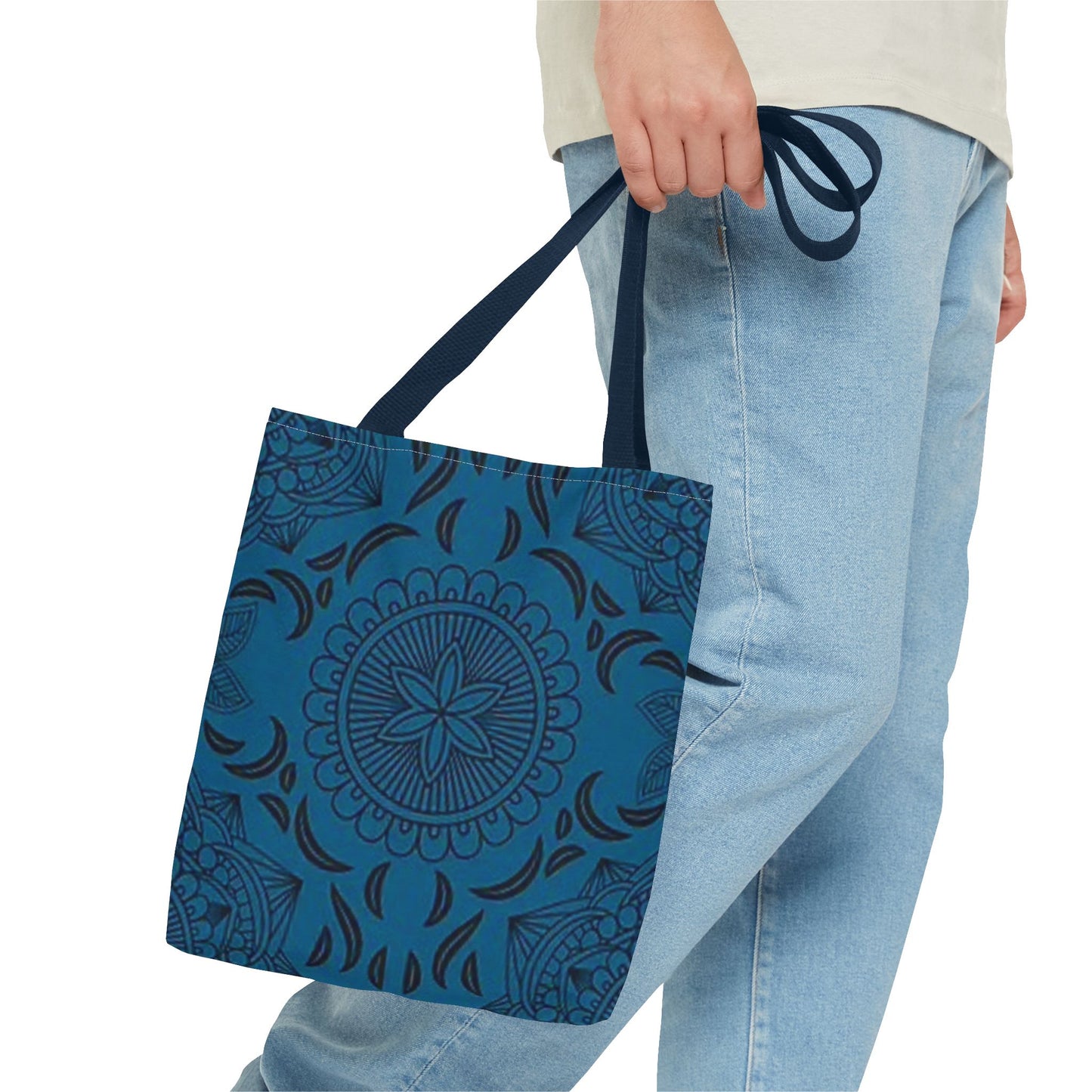 Blue And Black MODERN BRAND NEW Tote Bag (AOP)