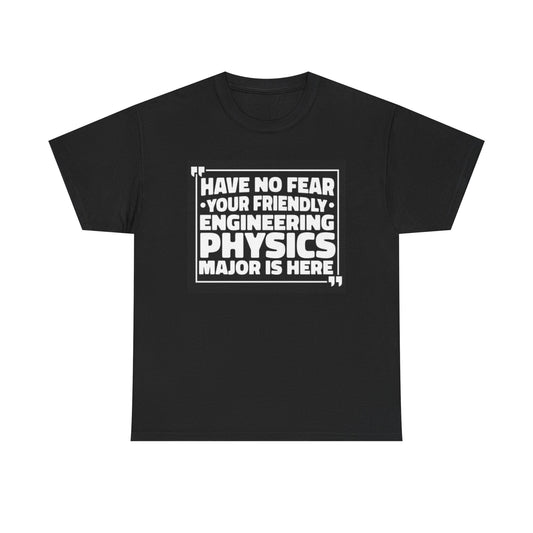 Physics Engineering Major T Shirt Funny College Graphic  Unisex Heavy Cotton Tee
