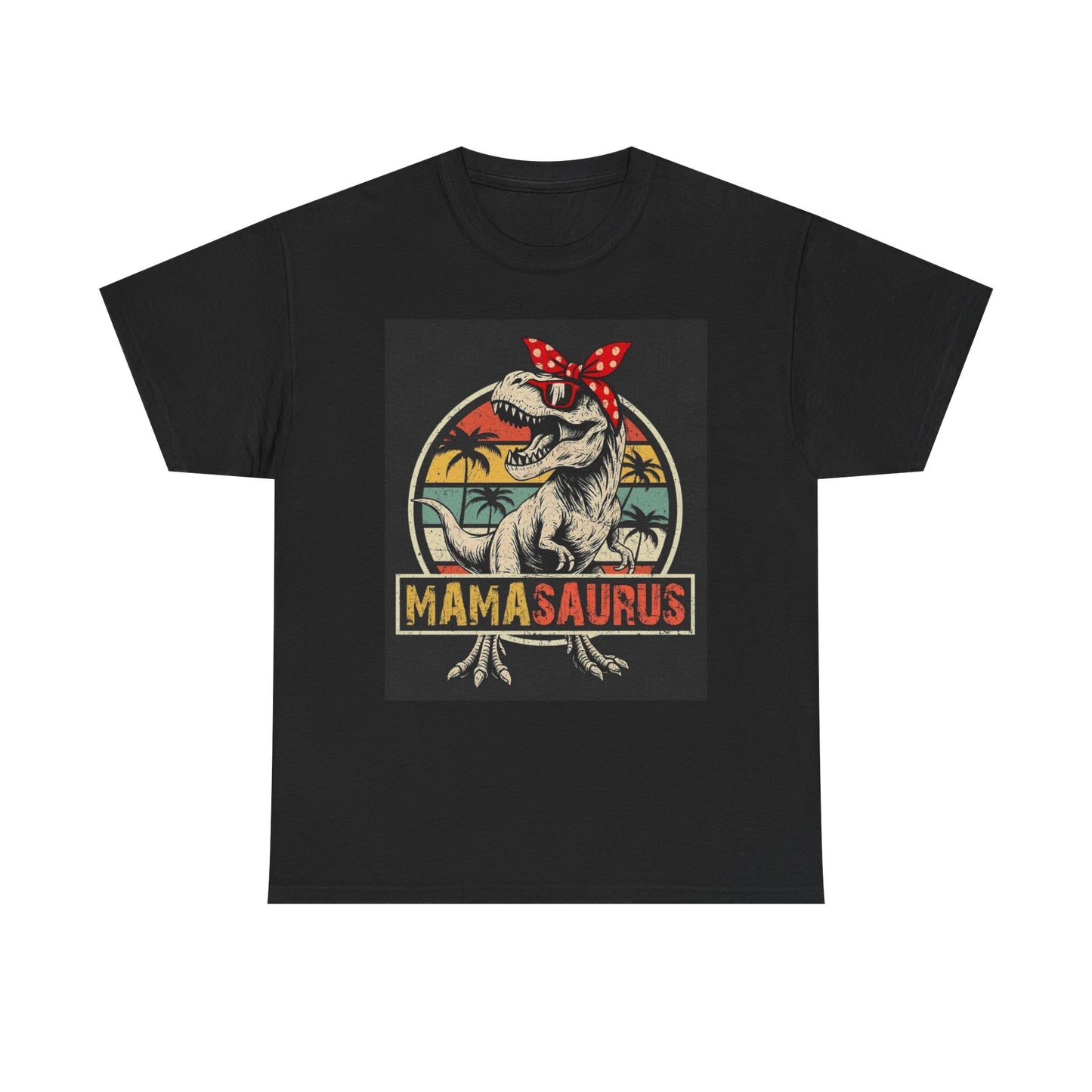 Mamasaurus Graphic T Shirt Funny Mom Jokes Cute Unisex Heavy Cotton Tee