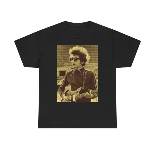 Bob Dylan Graphic T Shirt Retro Rock Album Photo Unisex Heavy Cotton Tee