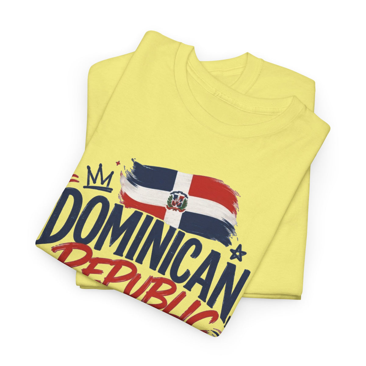 Dominican Republic Graphic T Shirt Men's Flag Retro Heavy Cotton Tee
