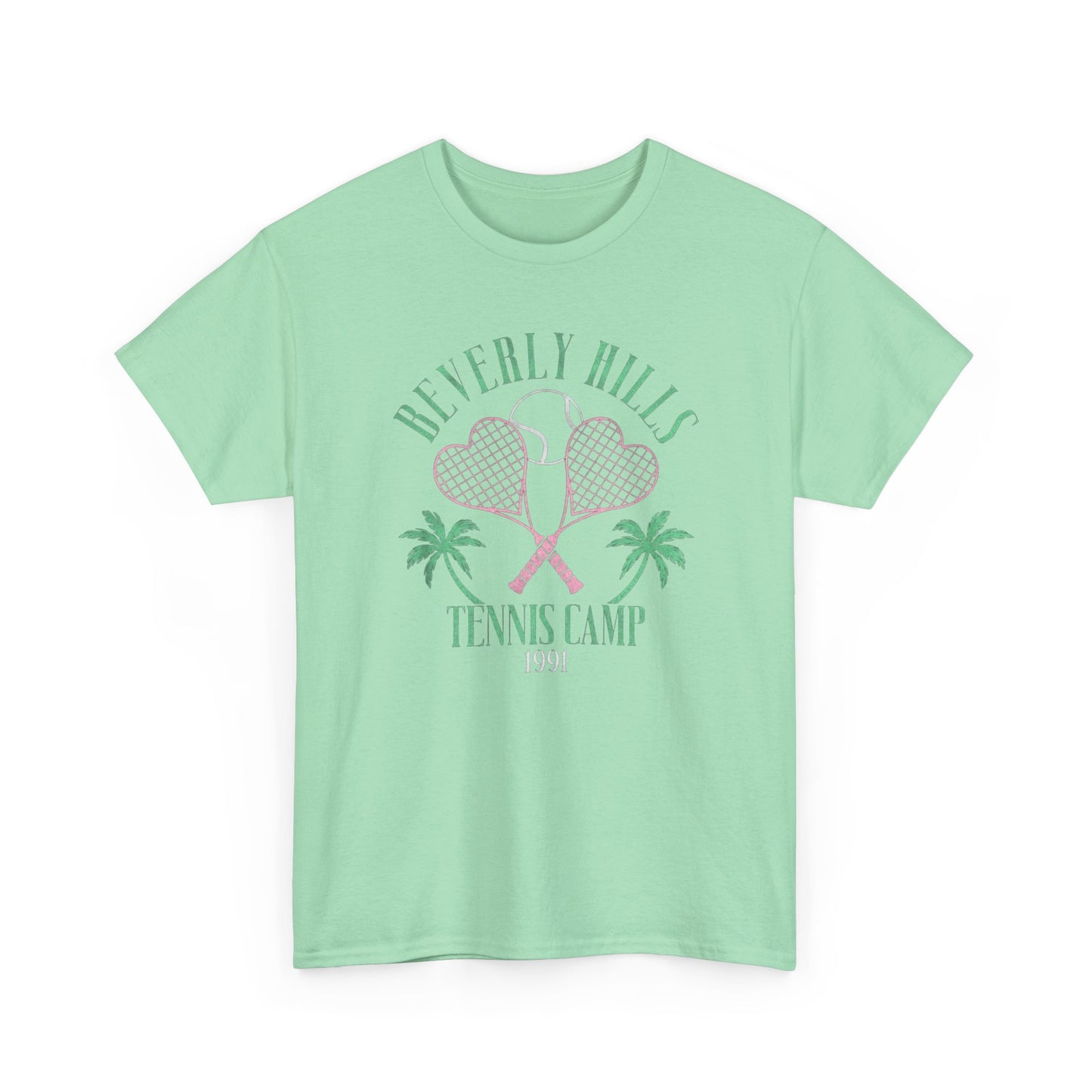 Beverly Hills Tennis Club Vintage 90's Graphic T Shirt NEW Unisex Heavy Cotton
