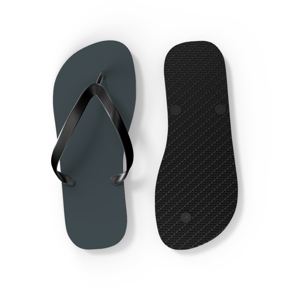 Dark Gray Summer Sandals, Beach Shoes, Vacation Flip Flops, Pool Slides