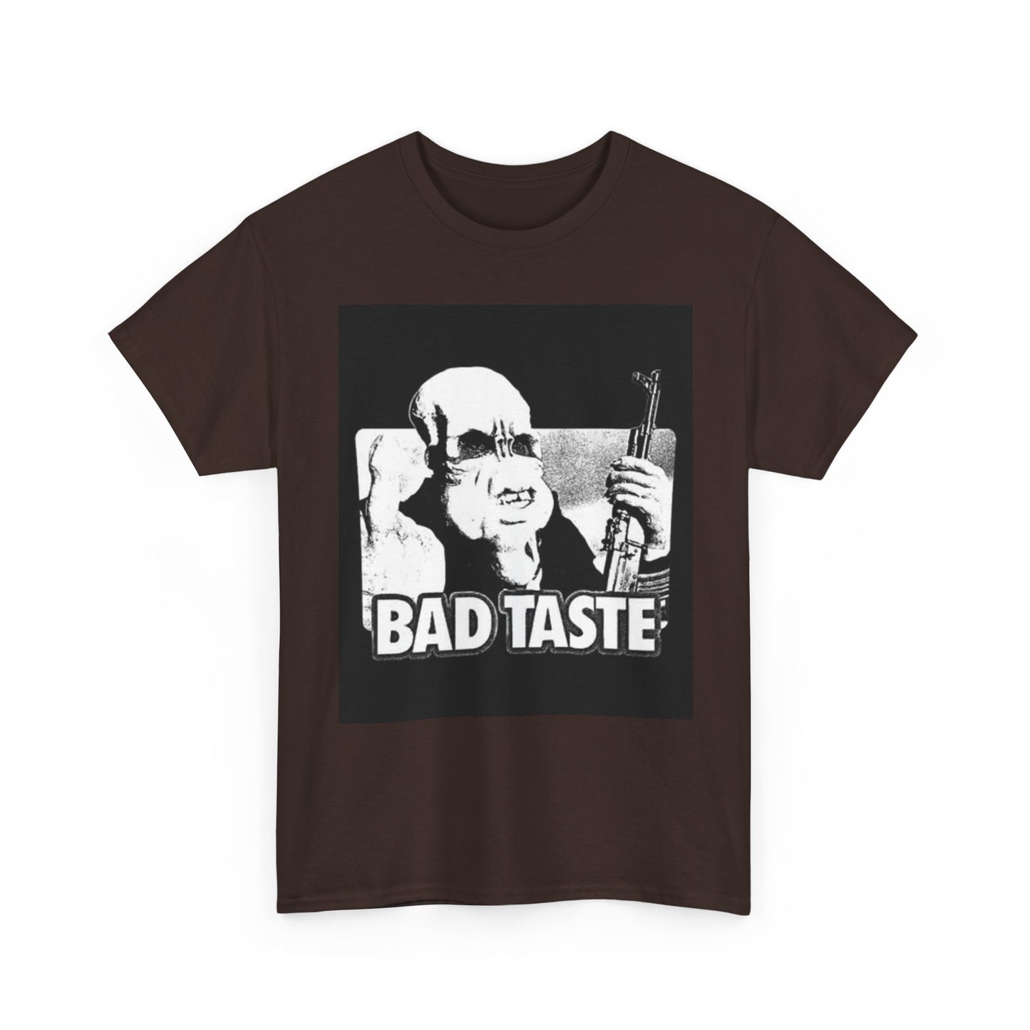 Bad Taste Poster Shirt Retro Graphic Art Unisex Heavy Cotton Tee