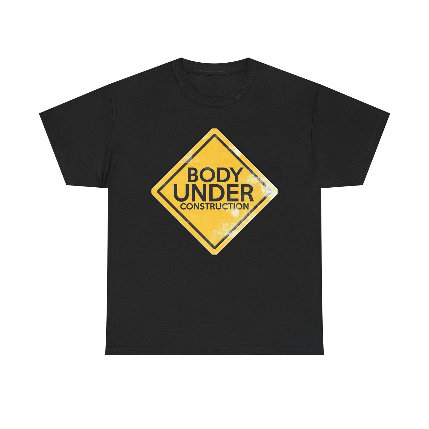 Body Under Construction Graphic T Shirt NEW Adult Regular Sizing Tee