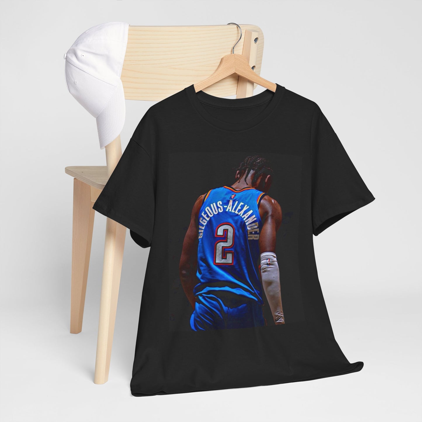 Shai Gilgeous Alexander T Shirt OKC Basketball Retro Unisex Heavy Cotton