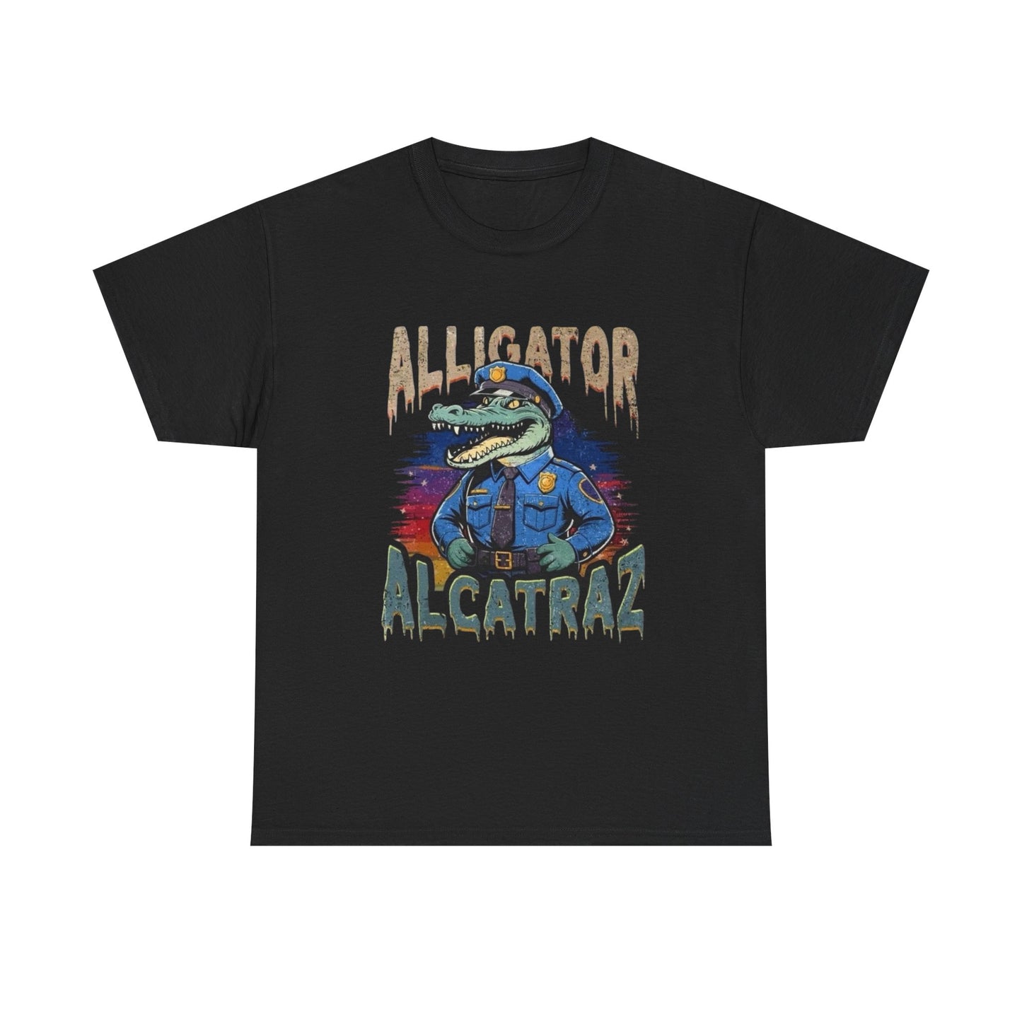 Alligator Alcatraz BRAND NEW Graphic T Shirt Unisex Heavy Cotton Tee