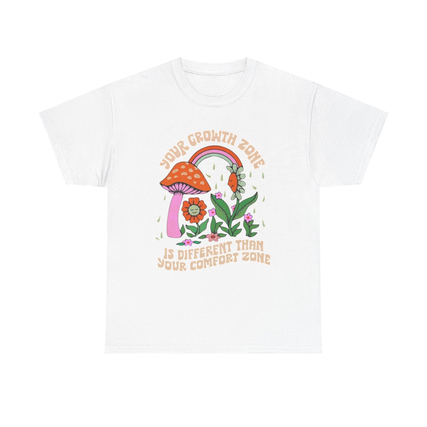 Your Growth Zone Graphic T Shirt Unisex Heavy Cotton Tee