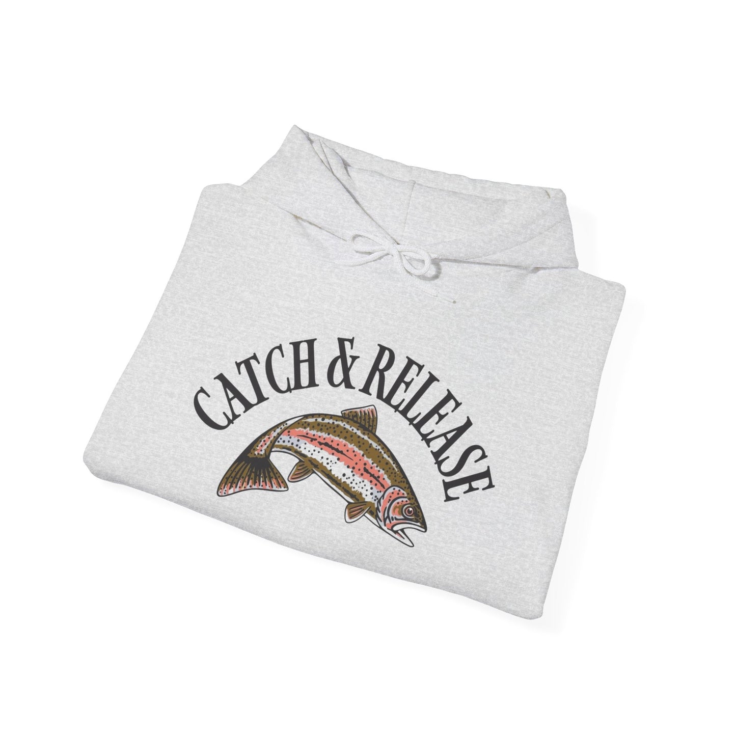 Catch And Release Fishing Graphic Hoodie Unisex Heavy Blend™ Hooded Sweatshirt