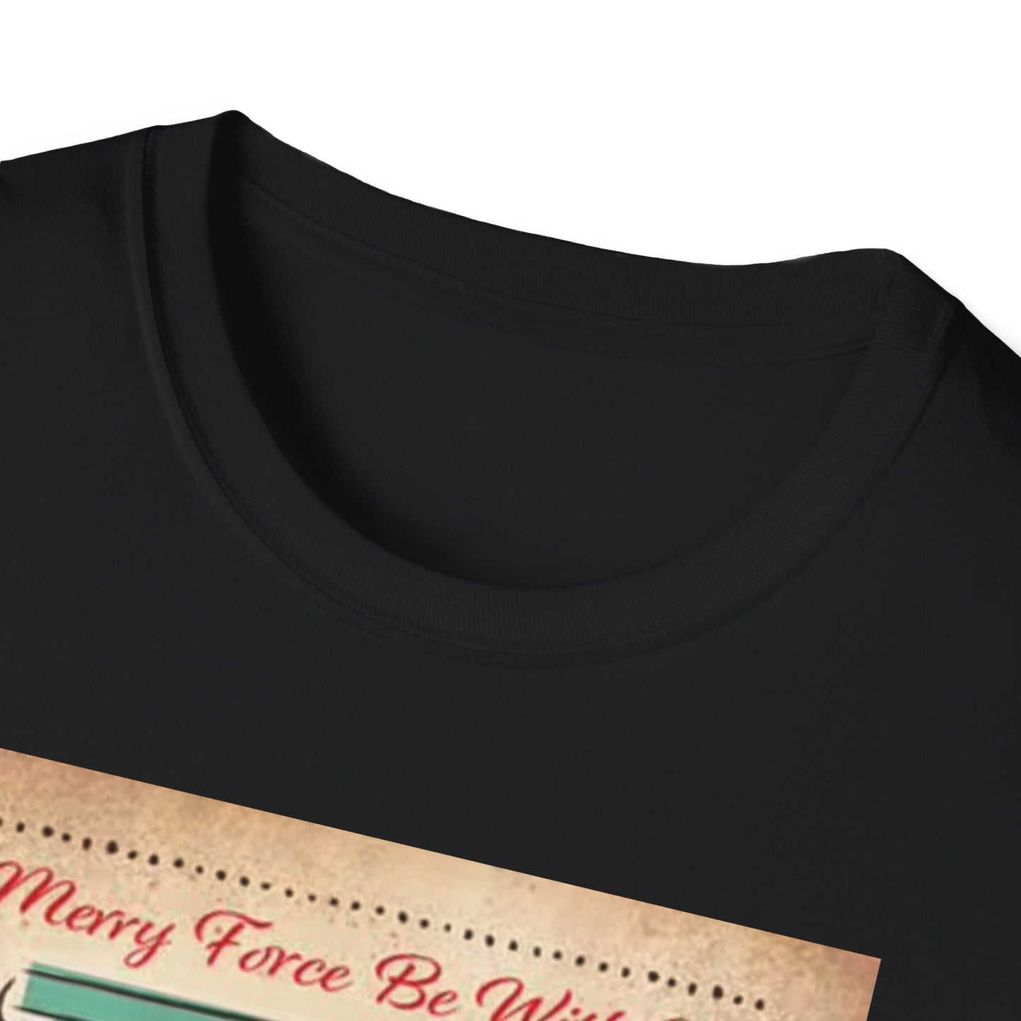 Merry Force Be With You Graphic T Shirt Vintage Star wars Christmas holidays