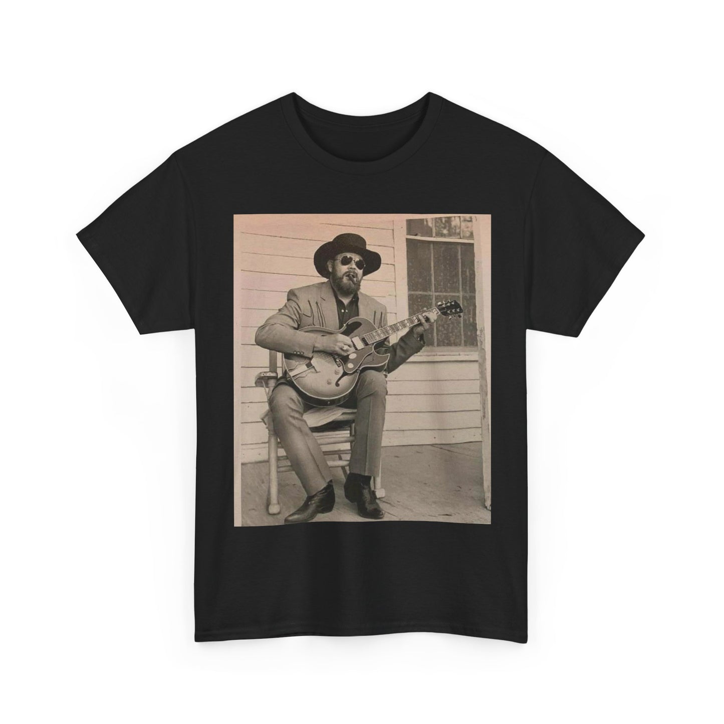 Hank Williams jr T-shirt vintage country wallen retro Unisex Heavy Cotton Tee