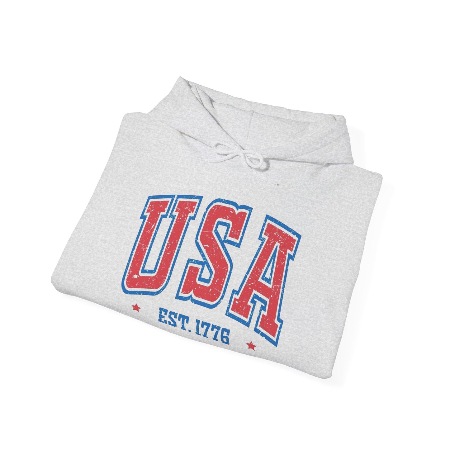 USA Est 1776 America Graphic Hoodie NEW Unisex Heavy Blend™ Hooded Sweatshirt