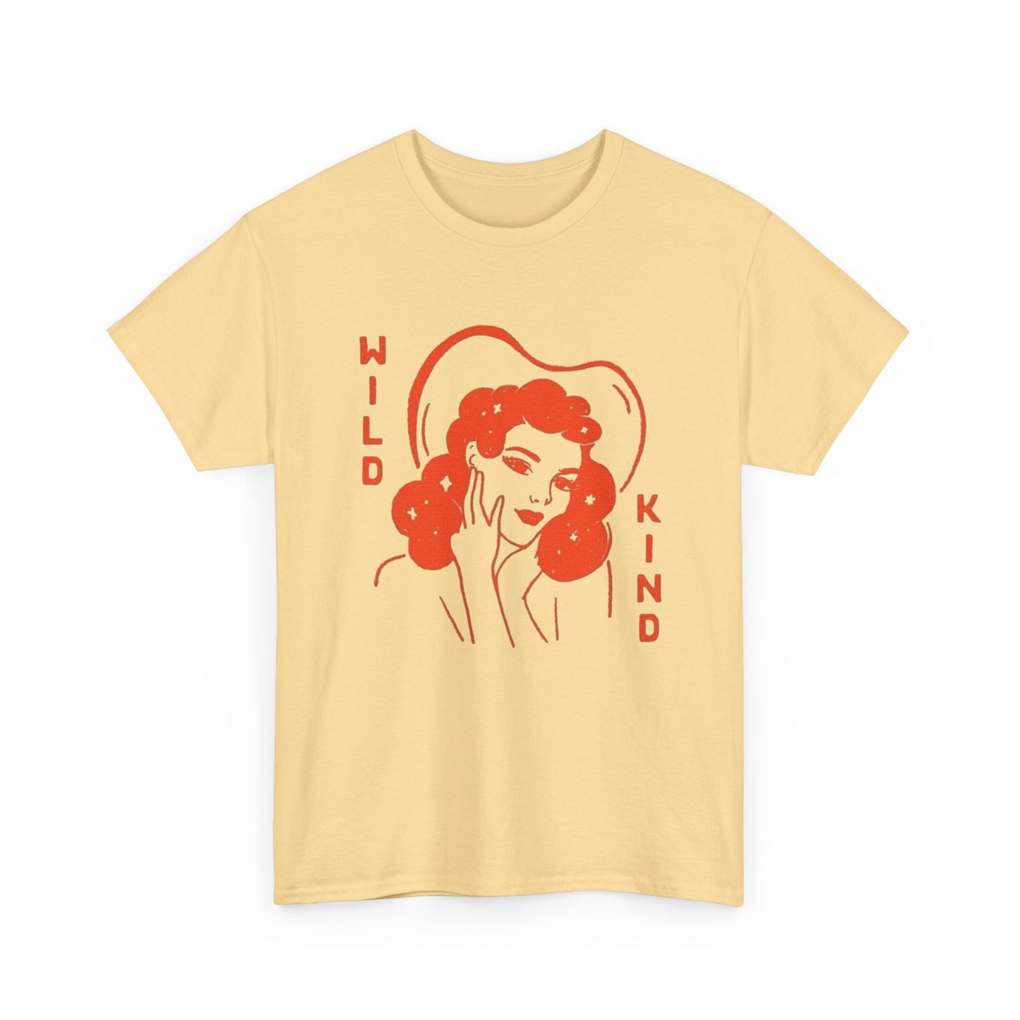 Wild Kind Cowgirl Graphic T Shirt Unisex Heavy Cotton Tee NEW Gift