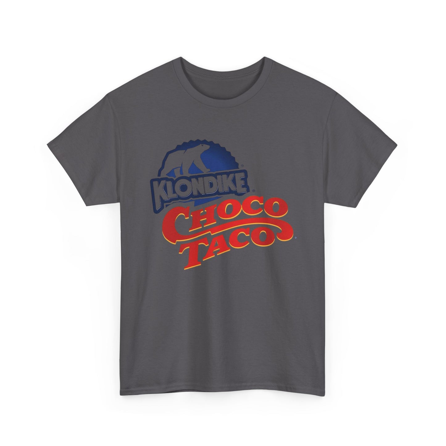 Klondike Shirt Choco Taco Funny Ice Cream Retro Nostalgic Unisex Heavy Cotton