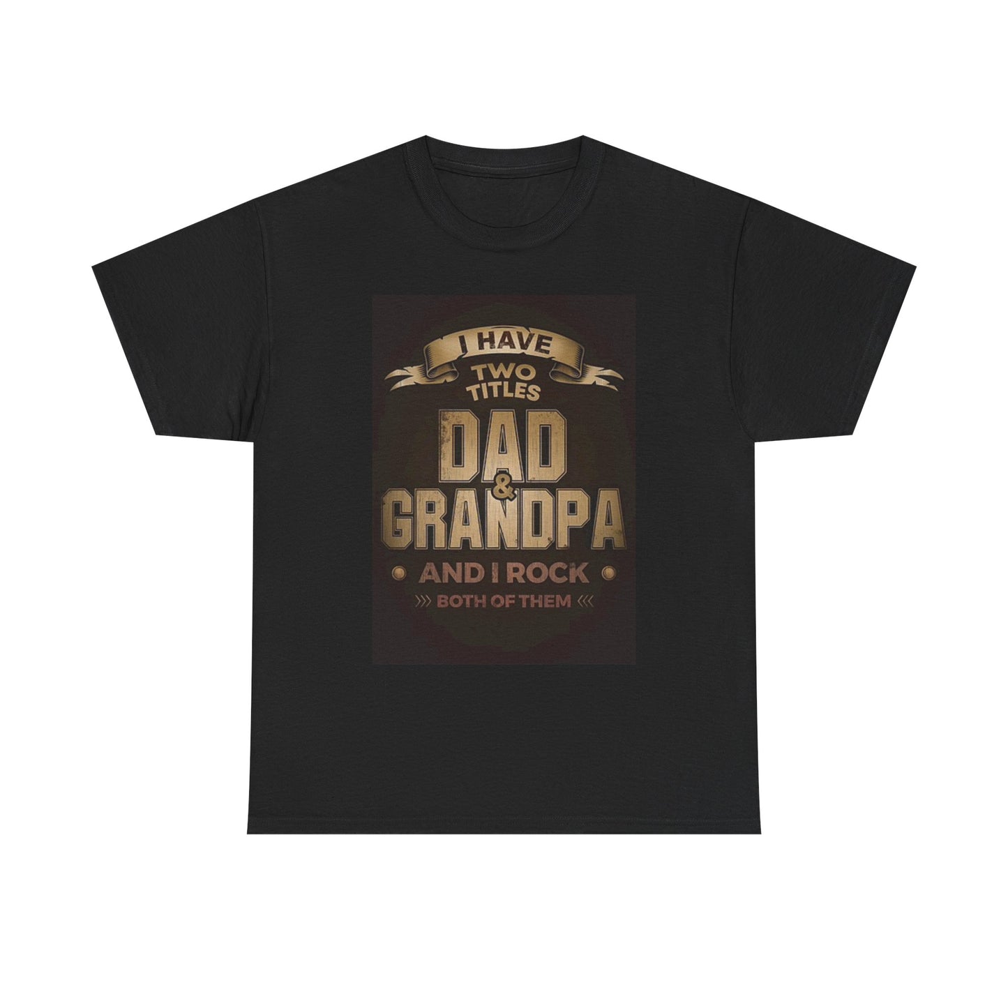 Dad And Grampa Graphic T Shirt Retro Dad Jokes Unisex Heavy Cotton Tee