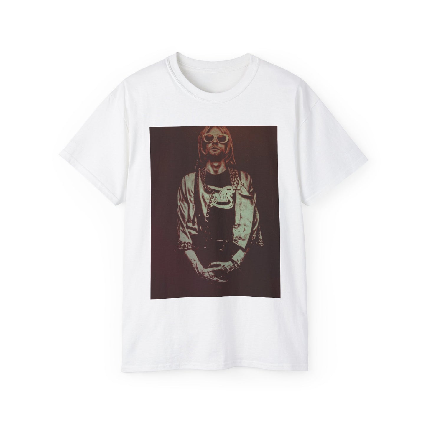 Nirvana Kurt cobain vintage grunge 90s rock Unisex Ultra Cotton Tee